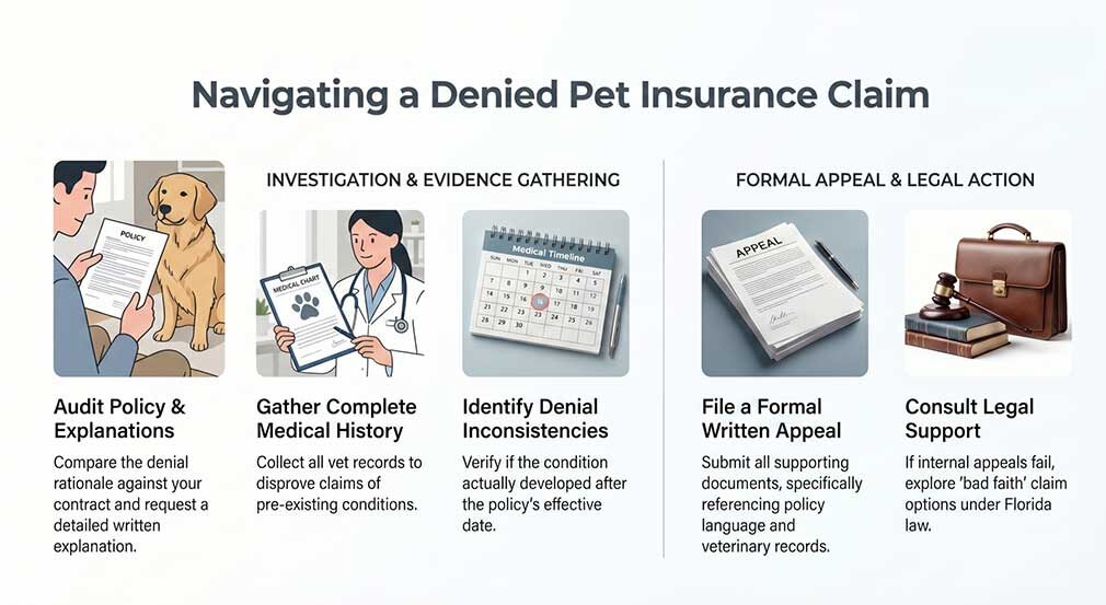 What to Do If Your Pet Insurance Claim Is Denied