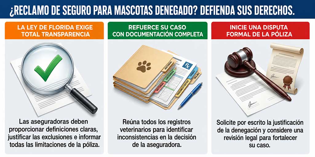 RECLAMO DE SEGUROS PARA MASCOTAS
