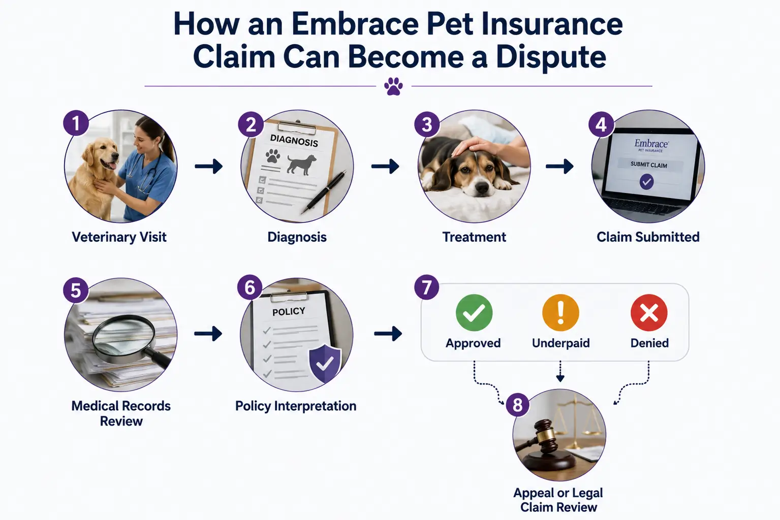 How an Embrace pet insurance claim can become a dispute