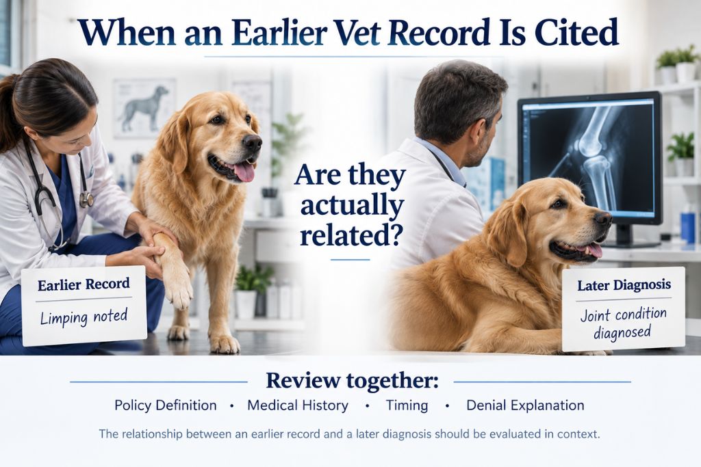 Can a condition be pre-existing if my pet was never diagnosed before